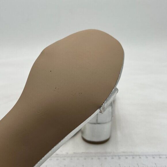 XYD Women's Open Toe Strappy Low Block Heel Sandal Flats Ankle Strap with Buckle - Picture 6 of 8